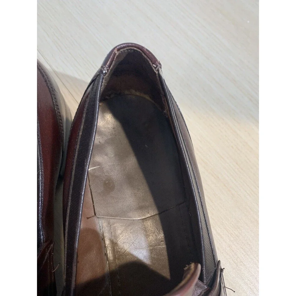 E.T. Wright Men's Burgundy Dress Loafers US Mens sz. 13AAA